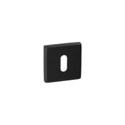 Roseta HDD Pro con entrada para llave de gorja cuadrada - Negro mate - Por unidad