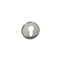 Roseta HDD Pro con apertura para bombín redonda - Inox - Por unidad