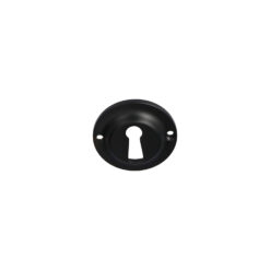 Roseta HDD Pro con entrada para llave de gorja redonda, atornillable - Negro mate - Por unidad