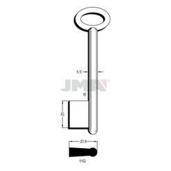 Llave en bruto JMA 11G