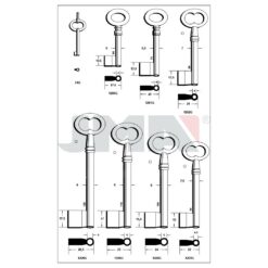 Llave en bruto JMA 1202G – vista agrupada