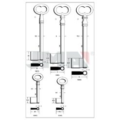 Llave en bruto JMA 1207G – vista agrupada