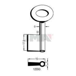 Llave en bruto JMA 1255G