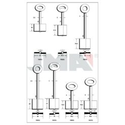 Llave en bruto JMA 1604G – vista agrupada