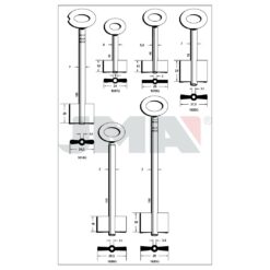 Llave en bruto JMA 1616G – vista agrupada