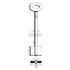 Llave en bruto JMA 1616G