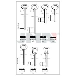 Llave en bruto JMA 16G – vista agrupada