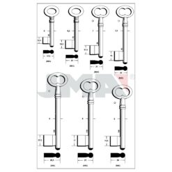 Llave en bruto JMA 203G – vista agrupada