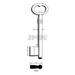 Llave en bruto JMA 203G