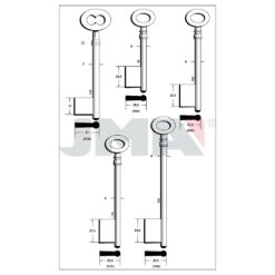 Llave en bruto JMA 217G – vista agrupada
