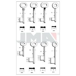 Llave en bruto JMA 224G – vista agrupada