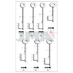 Llave en bruto JMA 239G – vista agrupada