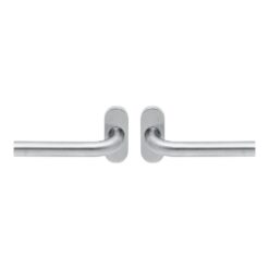 Artitec 05000 par de manillas Lido roseta ovalada inox mate