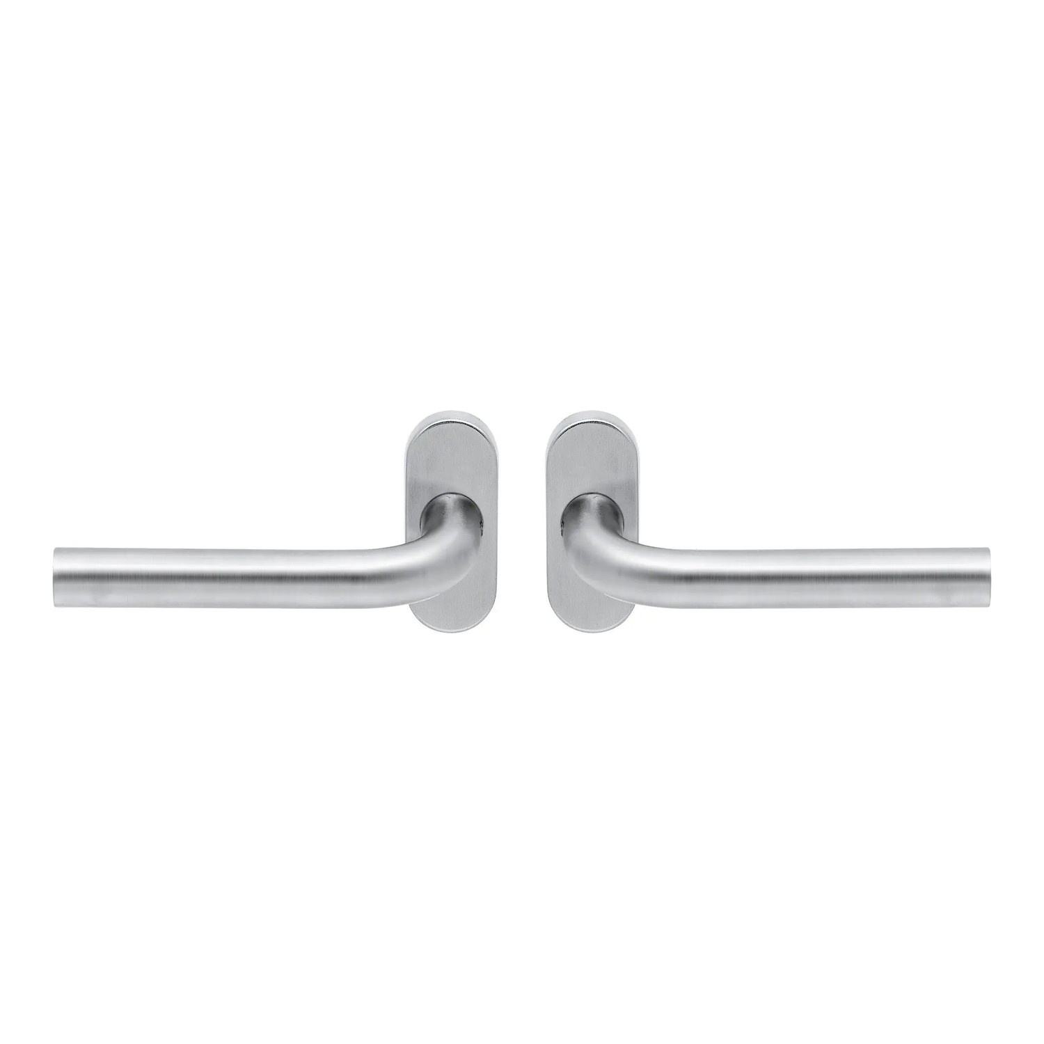Artitec 05000 par de manillas Lido roseta ovalada inox mate
