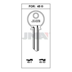 Llave en bruto JMA 45-1 – vista agrupada