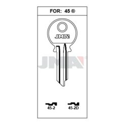 Llave en bruto JMA 45-2 – vista agrupada
