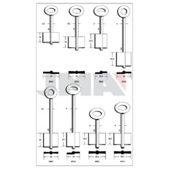 Llave en bruto JMA 600G – vista agrupada