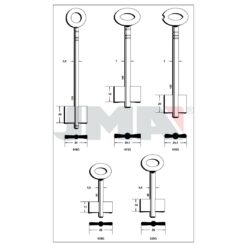 Llave en bruto JMA 618G – vista agrupada