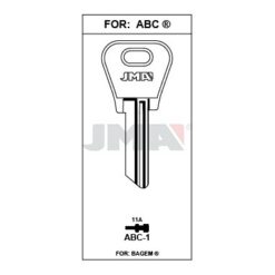 Llave en bruto JMA ABC-1 – vista agrupada