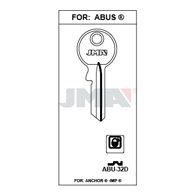 Llave en bruto JMA ABU-32D – vista agrupada