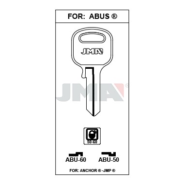 Llave en bruto JMA ABU-60 – vista agrupada