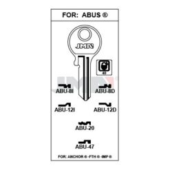 Llave en bruto JMA ABU-8D – vista agrupada