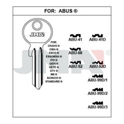 Llave en bruto JMA ABU-92D – vista agrupada