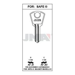 Llave en bruto JMA AF-2I – vista agrupada