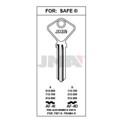 Llave en bruto JMA AF-4D – vista agrupada