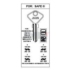 Llave en bruto JMA AF-6D – vista agrupada