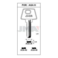 Llave en bruto JMA AGA-42 – vista agrupada