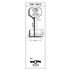 Llave en bruto JMA AGA-6G – vista agrupada