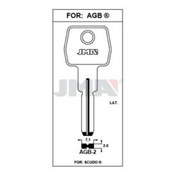 Llave en bruto JMA AGB-2 – vista agrupada