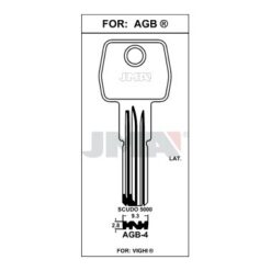 Llave en bruto JMA AGB-4 – vista agrupada