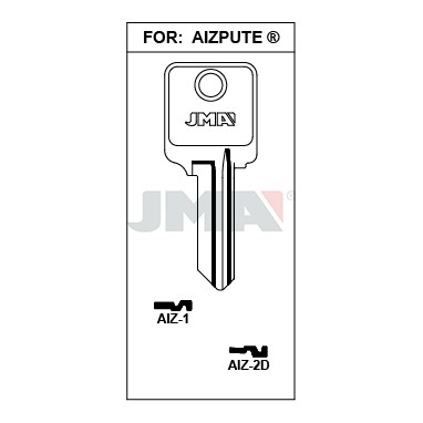 Llave en bruto JMA AIZ-2D – vista agrupada