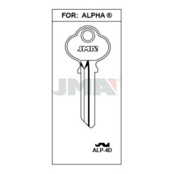 Llave en bruto JMA ALP-4D – vista agrupada