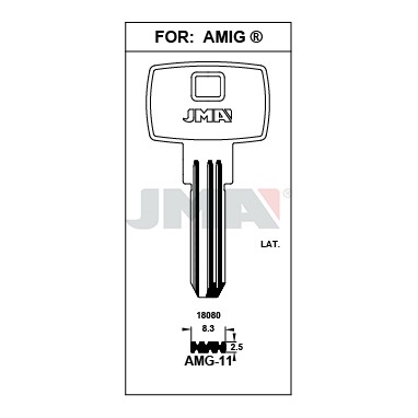 Llave en bruto JMA AMG-11 – vista agrupada