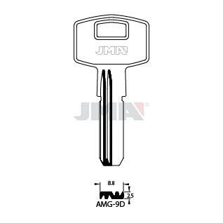 Llave en bruto JMA AMG-9D