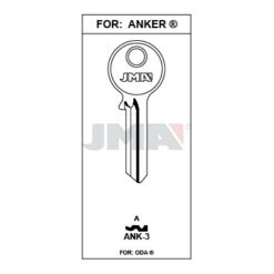 Llave en bruto JMA ANK-3 – vista agrupada