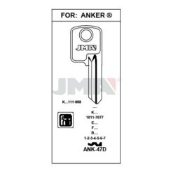 Llave en bruto JMA ANK-47D – vista agrupada