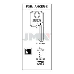Llave en bruto JMA ANK-6 – vista agrupada
