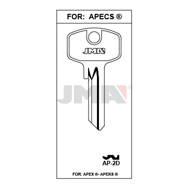 Llave en bruto JMA AP-2D – vista agrupada