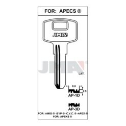 Llave en bruto JMA AP-3D – vista agrupada