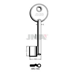 Llave en bruto JMA ARC-15G