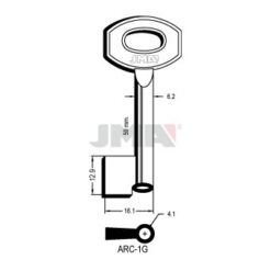 Llave en bruto JMA ARC-1G