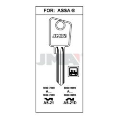 Llave en bruto JMA AS-21 – vista agrupada