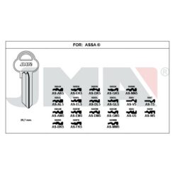 Llave en bruto JMA AS-MM5 – vista agrupada