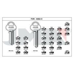 Llave en bruto JMA AS-RK7 – vista agrupada
