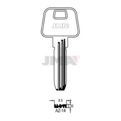 Llave en bruto JMA AZ-14