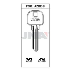 Llave en bruto JMA AZ-18 – vista agrupada